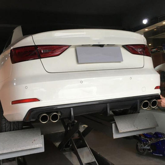 ST Style Carbon Fiber Rear Diffuser(Dual Exhaust) for Audi A3/S3 8V Pre-LCI Base (2012–2016)