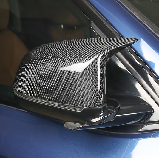 Carbon Fiber REPLACEMENT mirror cover for BMW X3 G01 Pre-LCI(2017-2021)/X4 G02 Pre-LCI(2018-2021)/X5 G05 Pre-LCI(2019-2023)/X6 G06 Pre-LCI(2019-2023)/X7 G07 Pre-LCI(2019-2023)