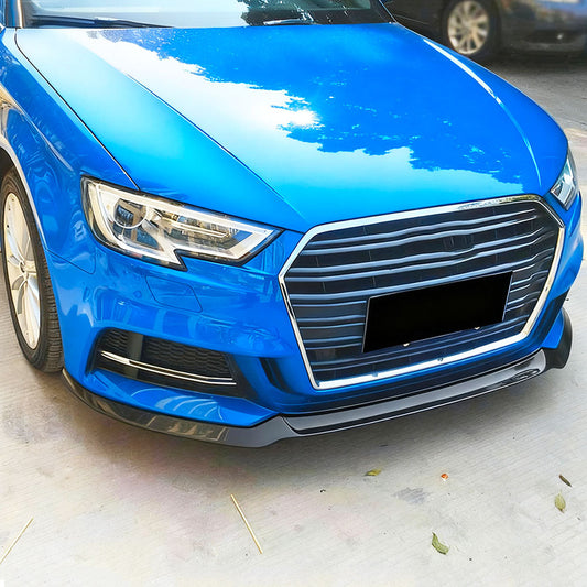 JC Style Carbon Fiber Front Lip for A3 Sline/S3 Hatchback 8.5V LCI (2017-2020)