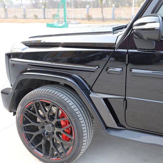 ST Style Carbon Fiber Side Fender For Mercedes Benz G‑Class W463A Pre‑Facelift (2019–2023)