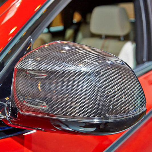 OEM Style Carbon Fiber REPLACEMENT mirror cover for BMW X3 F25(2011-2017)/X4 F26(2014-2018)/X5 F15(2013-2018)/X6 F16(2014-2019)