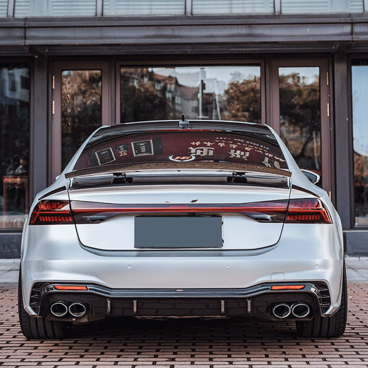 ST Style Carbon Fiber Rear Diffuser for Audi A7 Sline / S7 C8 (2019–2024)