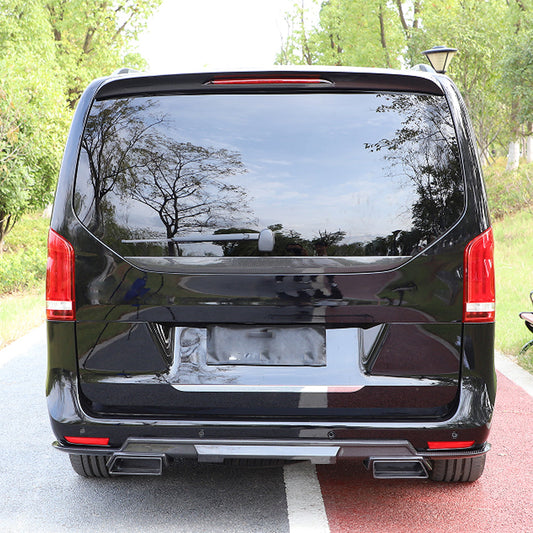 M Style Carbon Fiber Rear Diffuser For Mercedes Benz Vito W447 Pre‑Facelift (2014–2019)