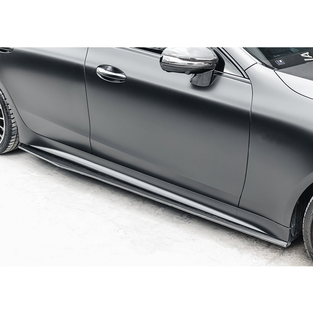 ML Style Carbon Fiber Side Skirts for Mercedes Benz CLS C257 Pre‑Facelift (2018–2020)