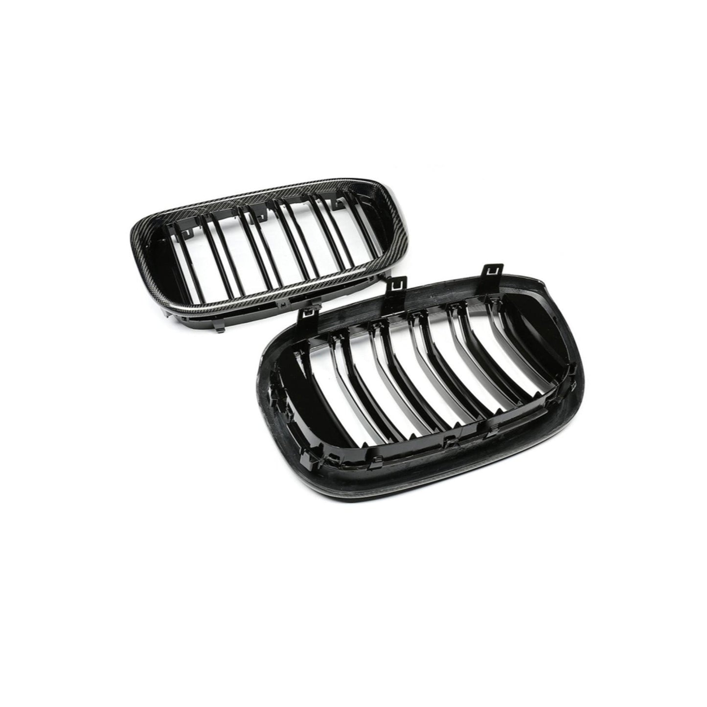 ST Style Carbon Fiber Front Grille Dual Slat for X4 G02 Pre-LCI (2018–2021)