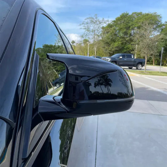 M Style Gloss Black replacement Mirror Caps for BMW X3 G01/X4 G02/X5 G05/X7 G07 LCI (2021+)