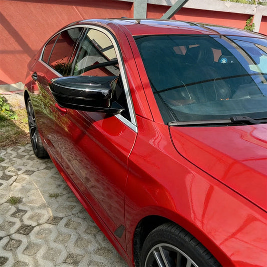 M Style Gloss Black replacement Mirror Caps for BMW 5 Series G30/G31 (2017-2023)
