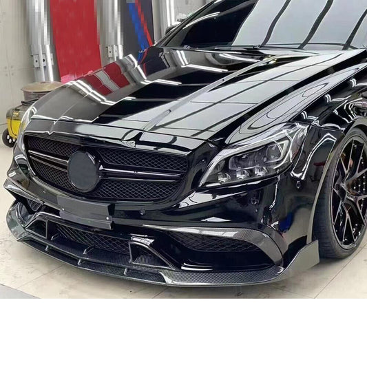 ST Style Carbon Fiber Fog Lamp Covers for Mercedes Benz CLS C218 Facelift (2015–2017)