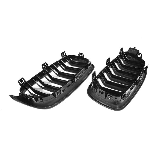 M3 Style Gloss Black Dual Slat Carbon Fiber Front Grille for BMW 3 Series F30(2012-2019)