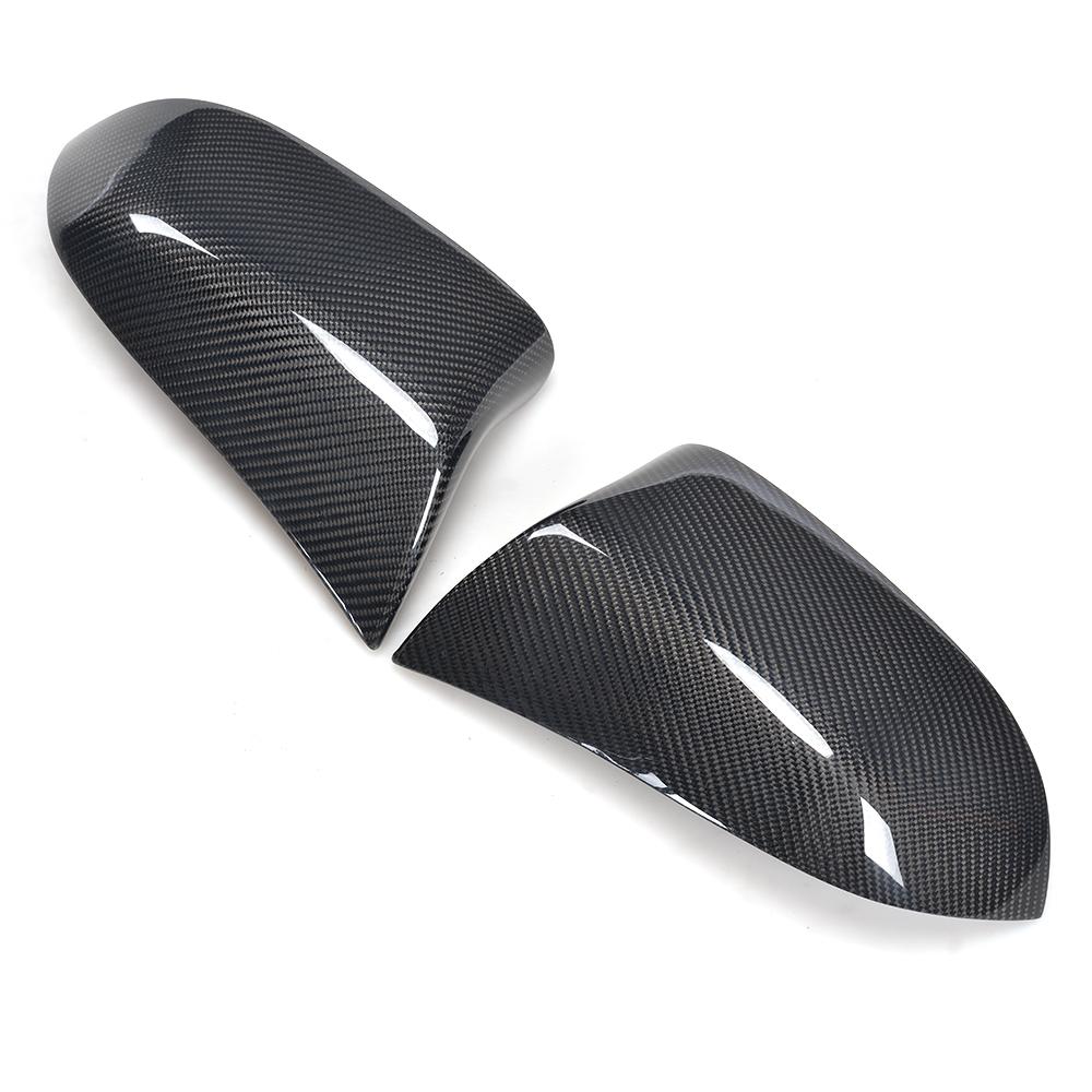 ST Style Carbon Fiber REPLACEMENT Mirror Caps For BMW X5 F15 (2013-2018), X6 F16 (2014-2019)