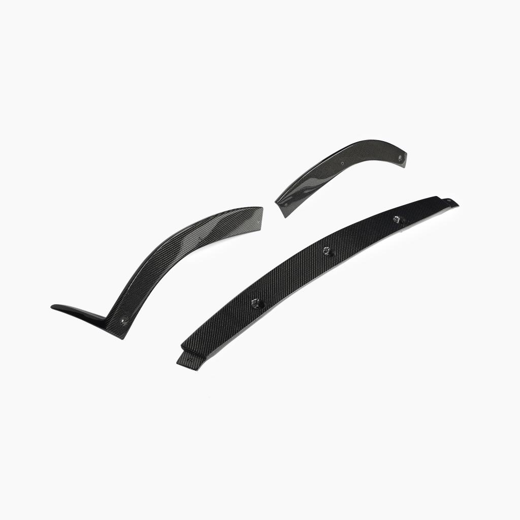 ST Style Carbon Fiber Front Lip for Mercedes Benz C63 AMG W205 Pre‑Facelift (2015–2018)
