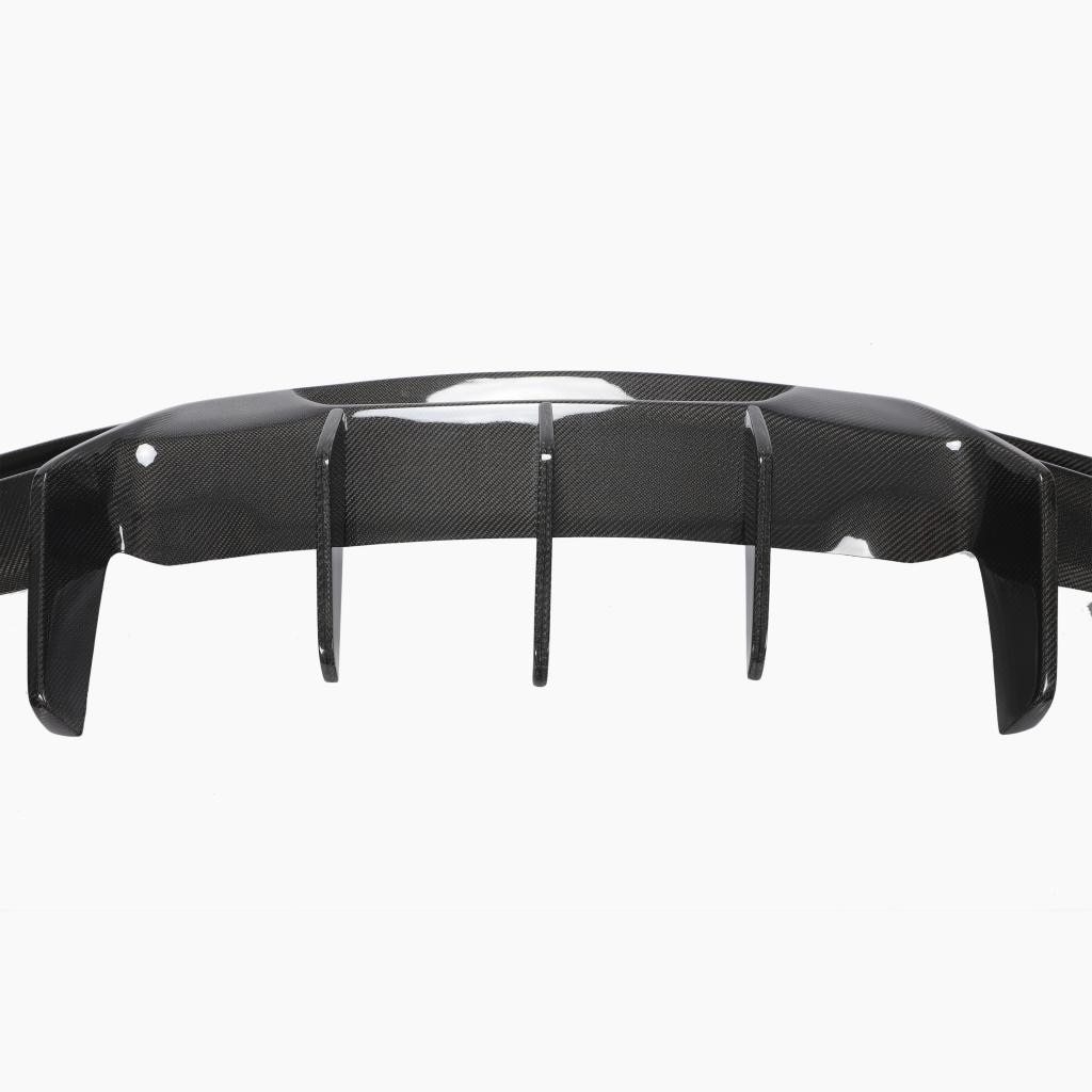 RENNTECH Style Carbon Fiber Rear Diffuser For Mercedes Benz AMG GT C/R190 Coupé (2015–2021)