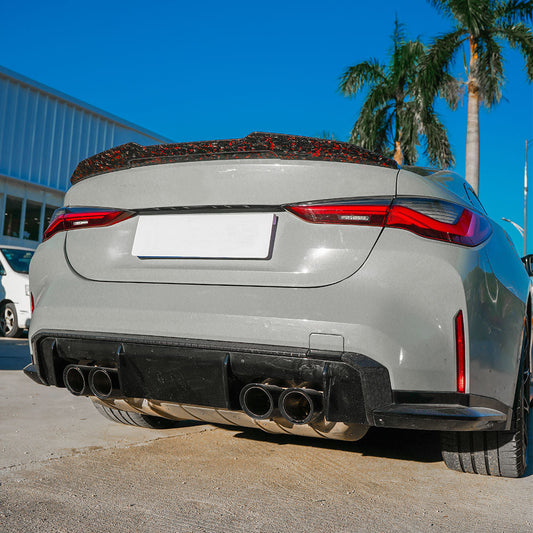 PSM Style Forged Fiber Trunk Spoiler for BMW 4 Series G22, M4 G82 (2021+)