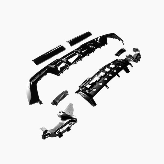 Mercedes-Benz S-Class W223 (2021–present) S63 Rear Diffuser With Black Tips/21+/Black