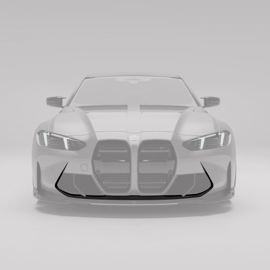 BMW M3 G80 carbon fiber front trim lower bumper detail