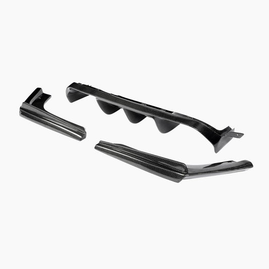 V Style Carbon Fiber Rear Diffuser for BMW M3 F80, M4 F82/F83 (2014–2020)