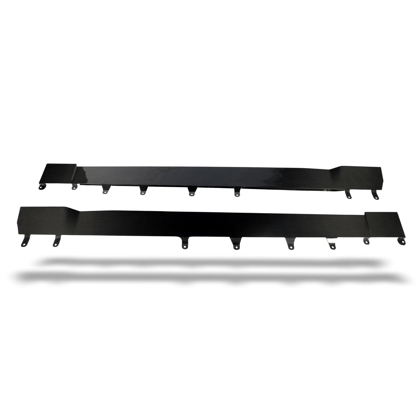 BMW XM G09 carbon fiber side skirt end cap detail view six