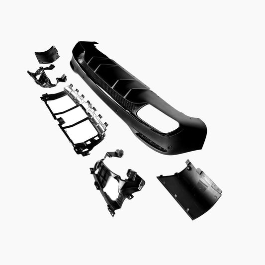 Mercedes-Benz GLS X167 (2020–present) GLS63 REAR DIFFUSER BLACK