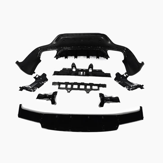 Mercedes-Benz GLC C253 (2016–2022) GLC63 Rear Diffuser/For AMG Coupe/Black