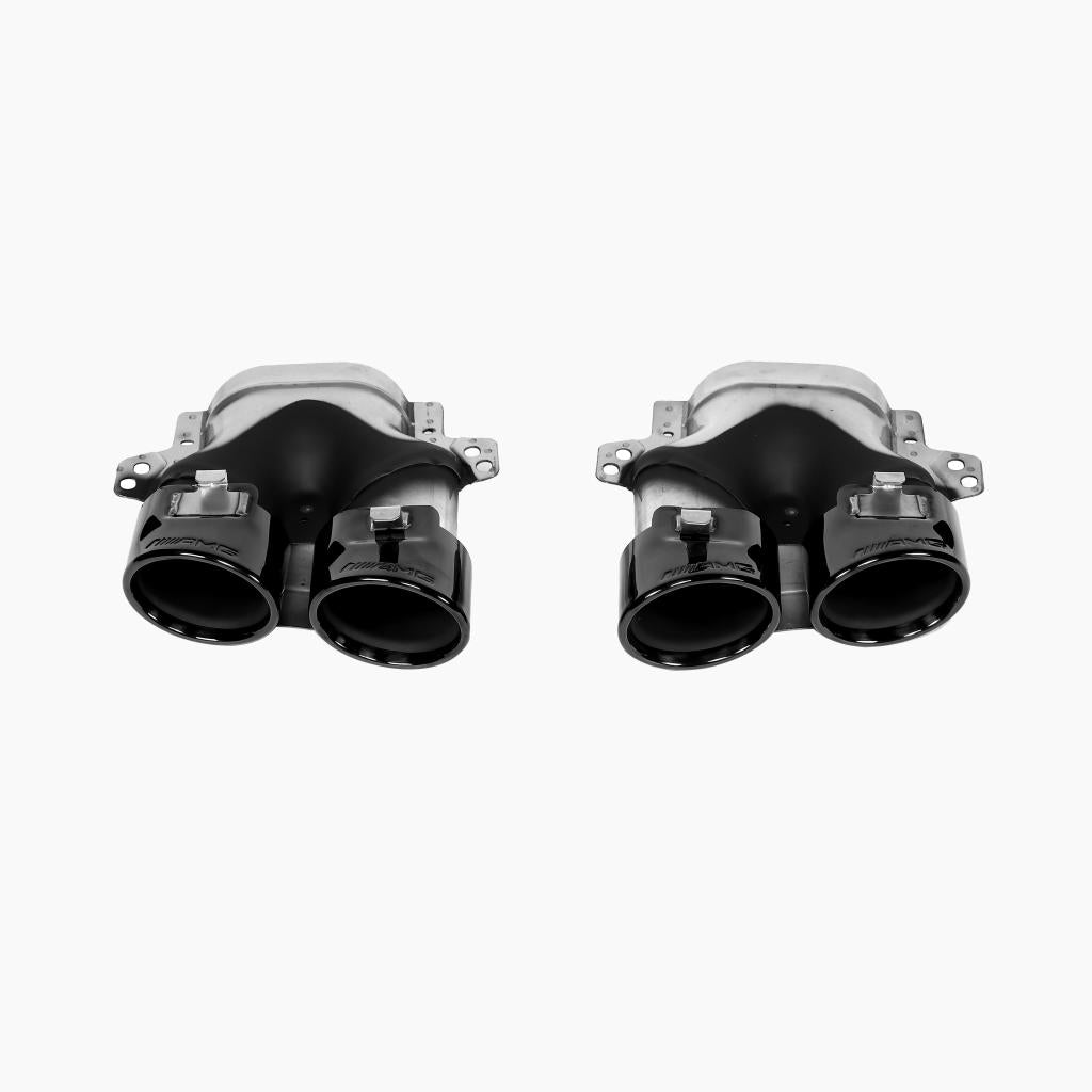 Gloss Black Dual Exhaust Rear Diffuser Kit for Mercedes Benz CLS C257 AMG (2018-2023)