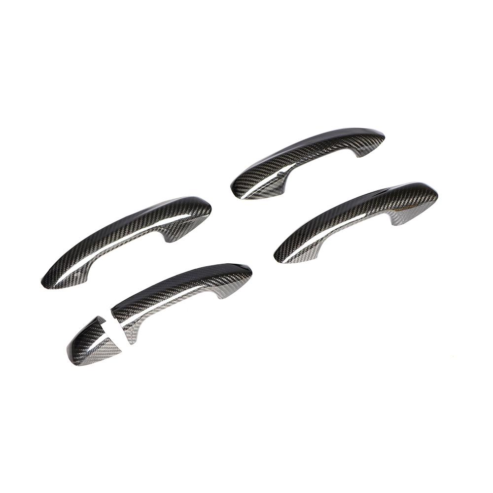 ST Style Carbon Fiber Door Handle For Mercedes Benz W205 Pre‑Facelift & W213 Pre‑Facelift & W222 Pre‑Facelift & GLE W166 (2014-2018)