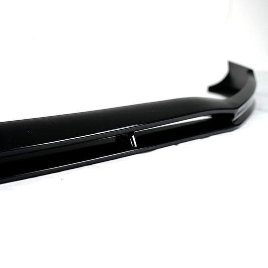 Gloss Black Front Lip for Mercedes Benz A Class W177 Pre-Facelift AMG Line Sedan (2018-2022)