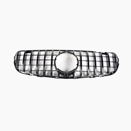 GT Style Gloss Black Front Grille For Mercedes Benz GLC C253 Pre-LCI(2017-2019)