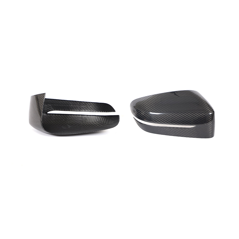 OEM Style Carbon Fiber ADD ON Mirror Caps for BMW G30 G31 Pre-LCI G11 G12 LCI (2017–2020)