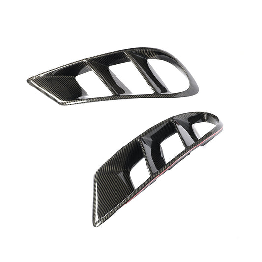 ST Style Carbon Fiber Fog Air Vent Cover for Mercedes Benz CLS C218 Facelift (2015–2017)