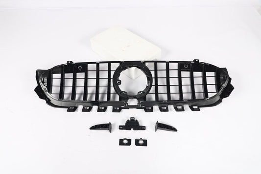 Gloss Black Front Grille For Mercedes Benz A-Class W177 (2018+)