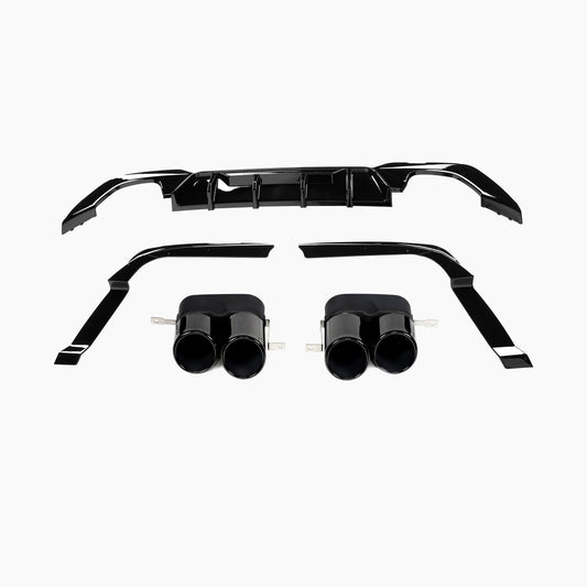 Rear Diffuser with Quad Exhaust Tips for BMW 3 Series G20/G21 Pre-LCI (2019–2022)
