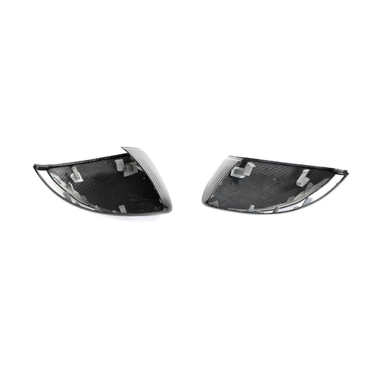 Carbon Fiber REPLACEMENT Side Rearview Mirror Cap Cover Trim for LHD Mercedes Benz C/E/S class universal 2014-2021