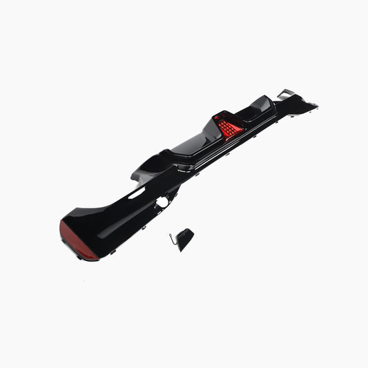 BMW 5 Series G30 (2017–2023) M5 CS Rear Diffuser With LED Light/For M-Tech/18-22 /Gloss Black