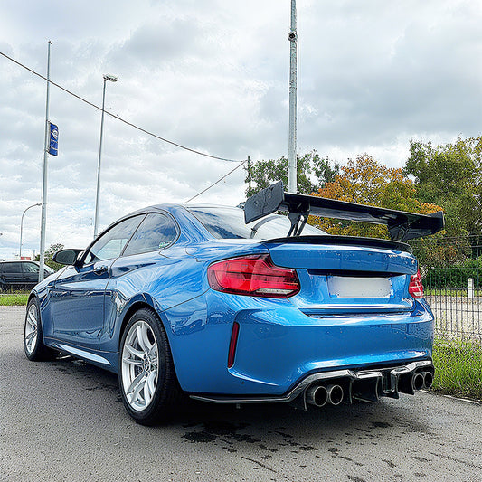 ST Style Carbon Fiber Rear Diffuser for BMW M2 F87 (2016-2018)