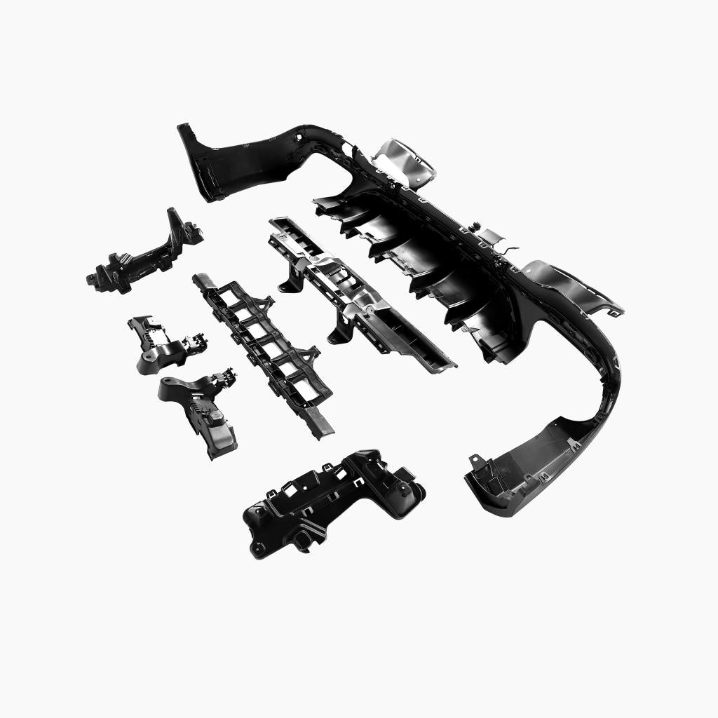 Mercedes-Benz GLC X253 (2015–2022) GLC43 Rear Diffuser/For AMG/Black