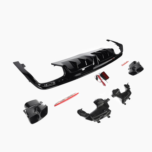Mercedes-Benz S-Class W222 (2013–2020) BRS Rear Diffuser With Tips For AMG/For AMG 14-17