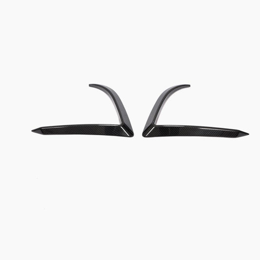 ST Style Carbon Fiber Front Canards For Tesla Model 3 Sedan (2017–2023)