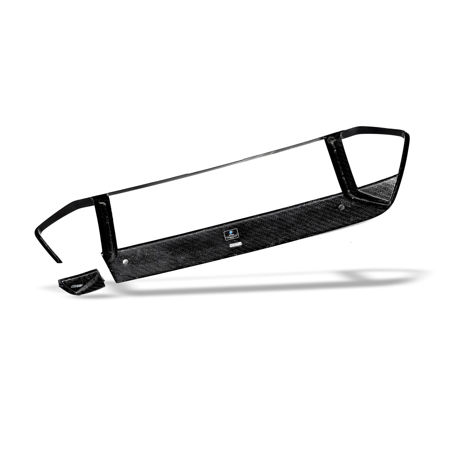 BMW X6M F96 air intake trim fitment view against the bumper