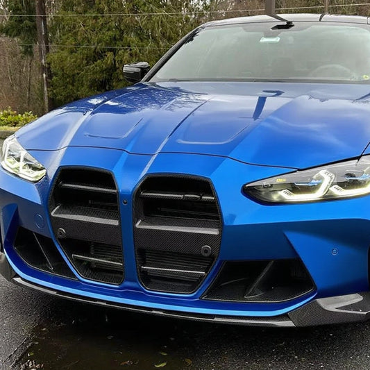 ST Style Prepreg Carbon Fiber Front Grille Without ACC for BMW M3 G80/G81 M4 G82/G83 (2021+)