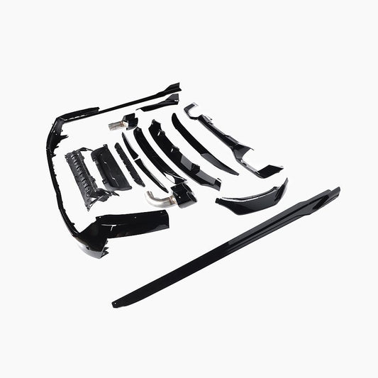 BMW X4 G02 (2018–present) Black Knight Aero Kit For M-Tech/18-20 Gloss Black