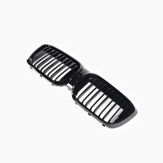 Dual Slat Gloss Black Front Grille for BMW IX3 (2020+)