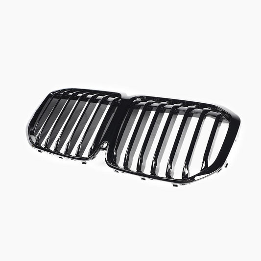 Single Slat Gloss Black Front Grille for BMW X7 G07 Pre-LCI (2019-2023)