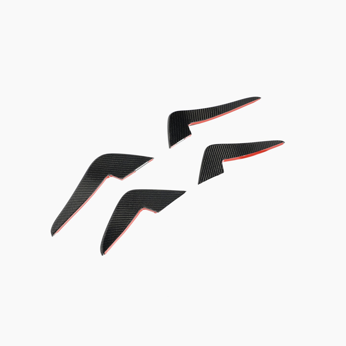 AC Style Carbon Fiber Front Canards for BMW M2 F87 (2016-2018)