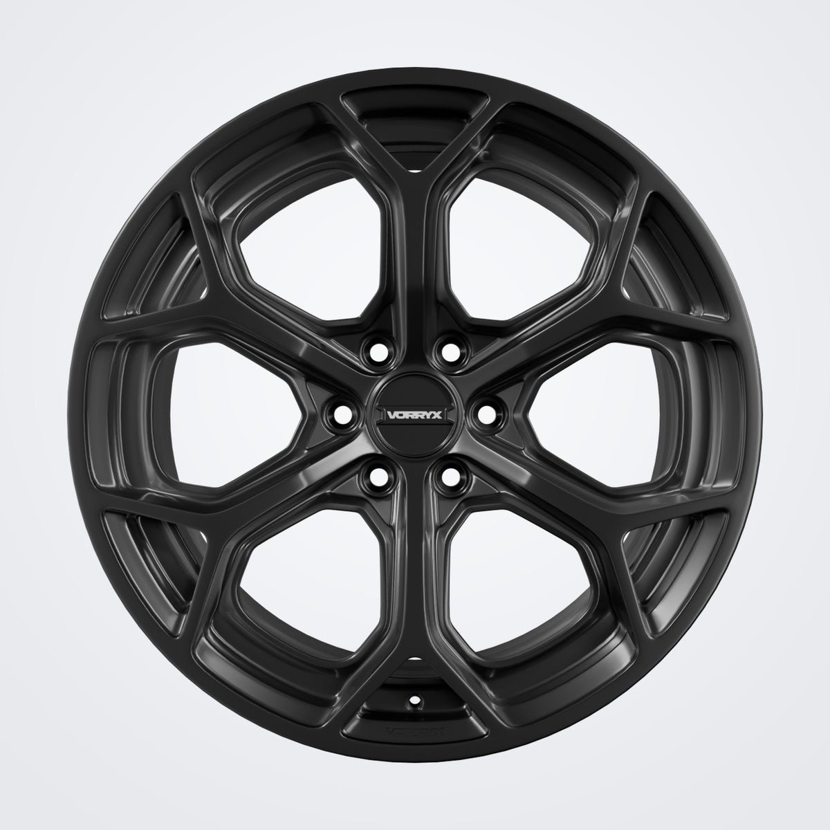 VX-04 forged wheel - Black, front view
