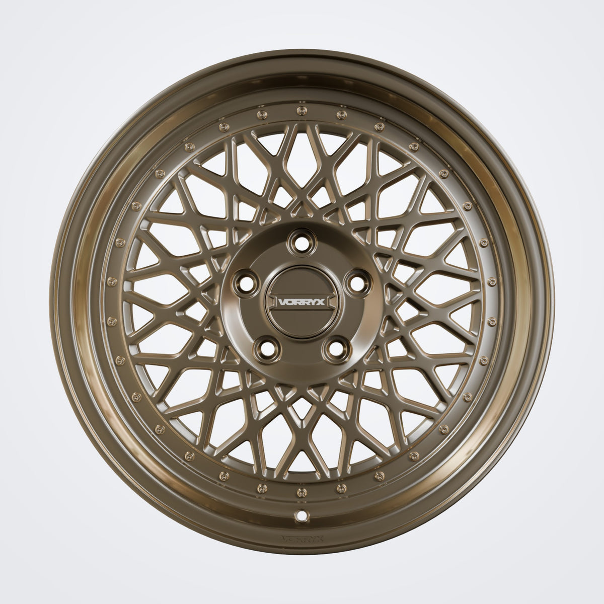 VX-07 forged wheel - Bronze, front view