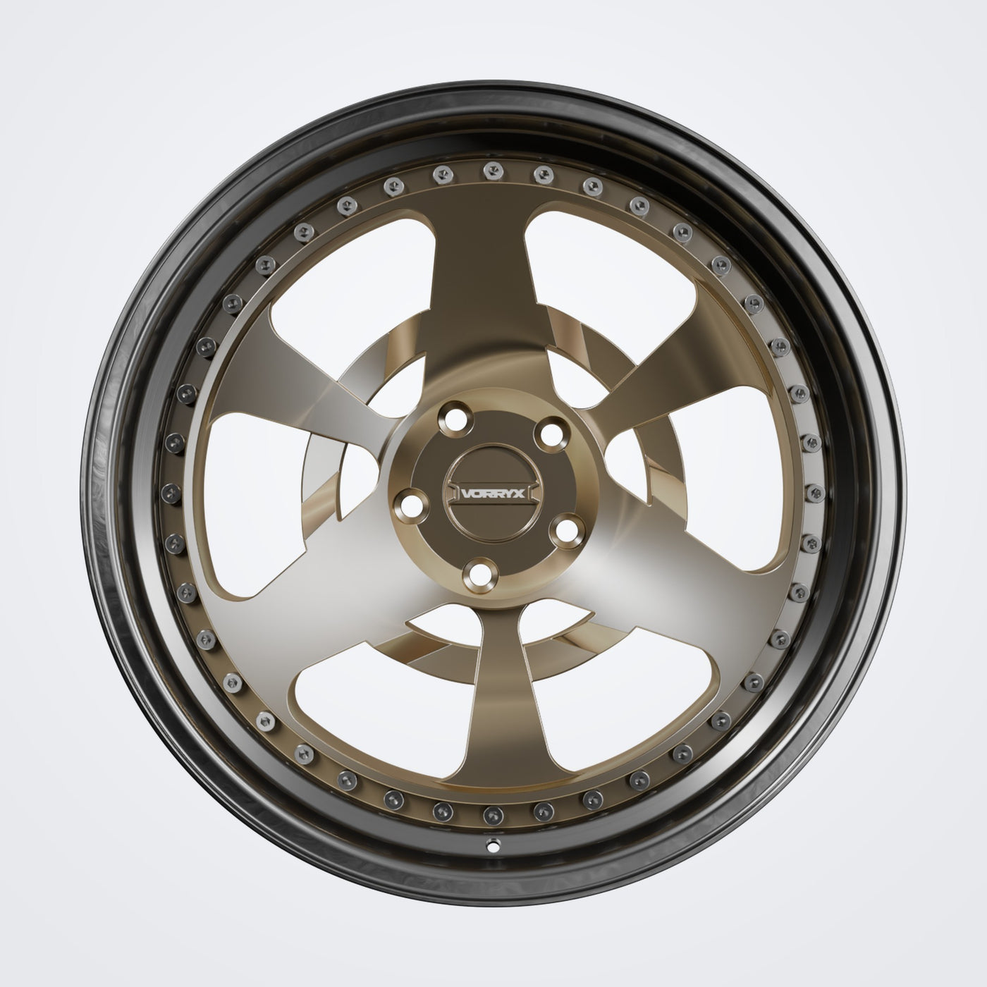 VX-12 forged wheel - Bronze, front view