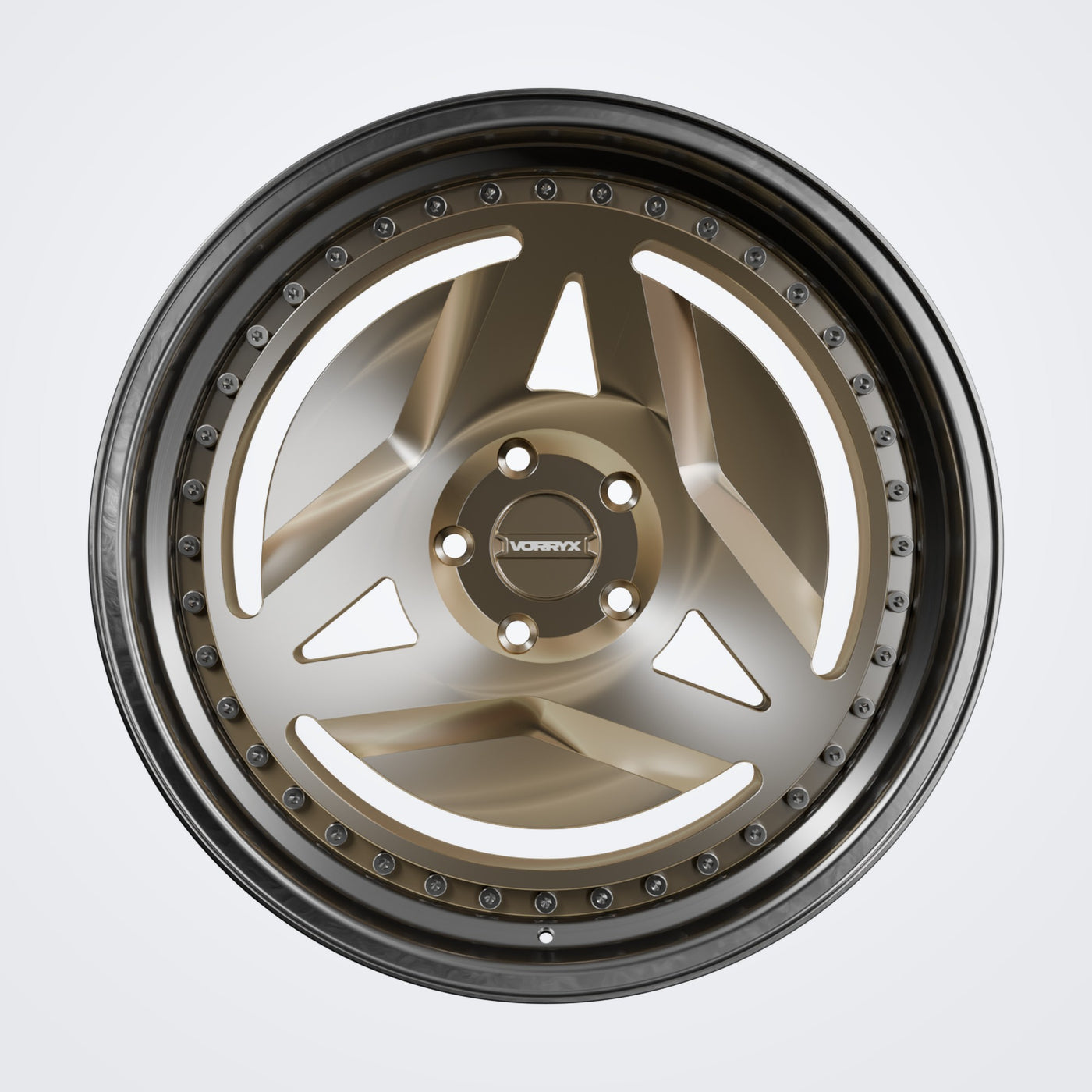 VX-14 forged wheel - Bronze, front view