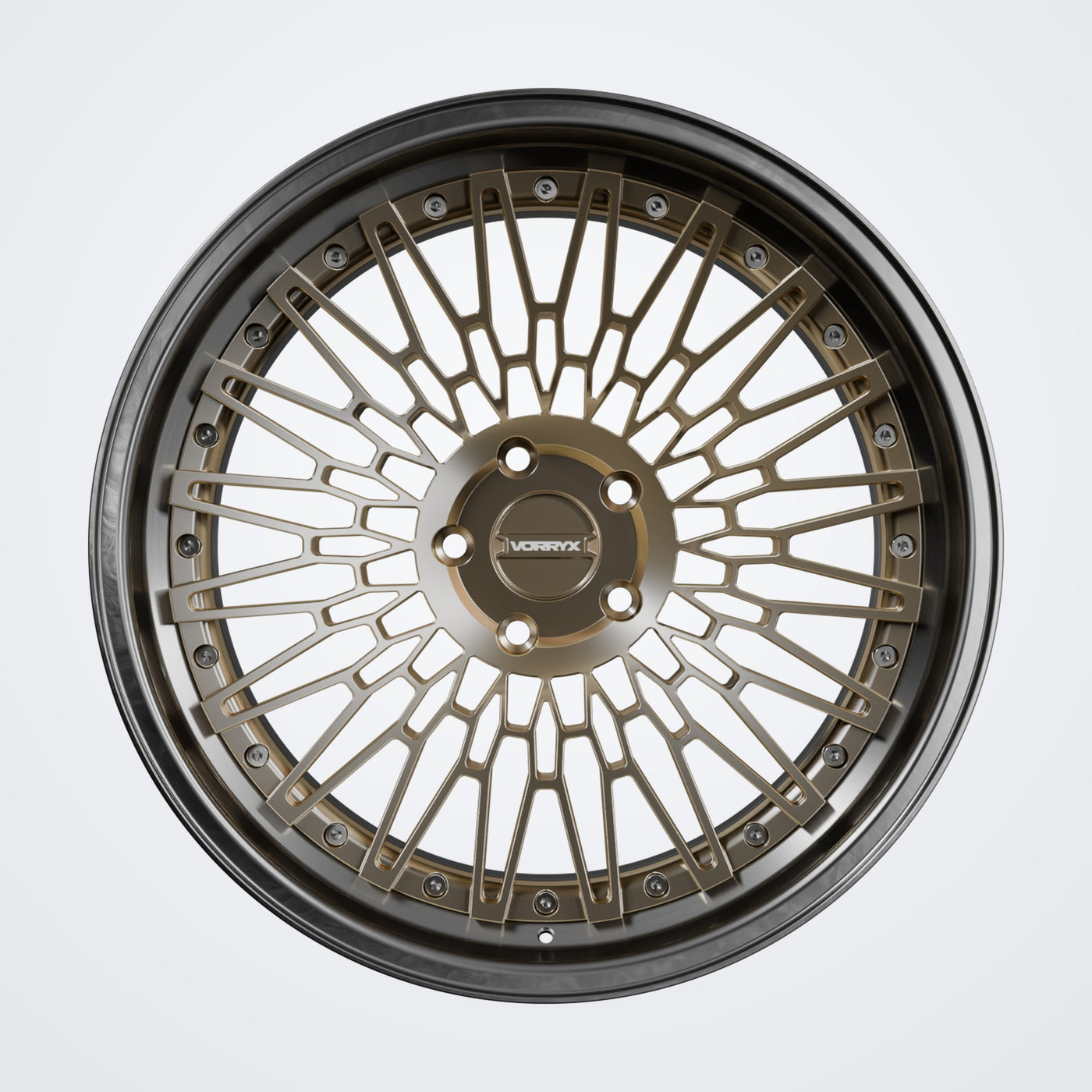 VX-19 forged wheel - Bronze, front view