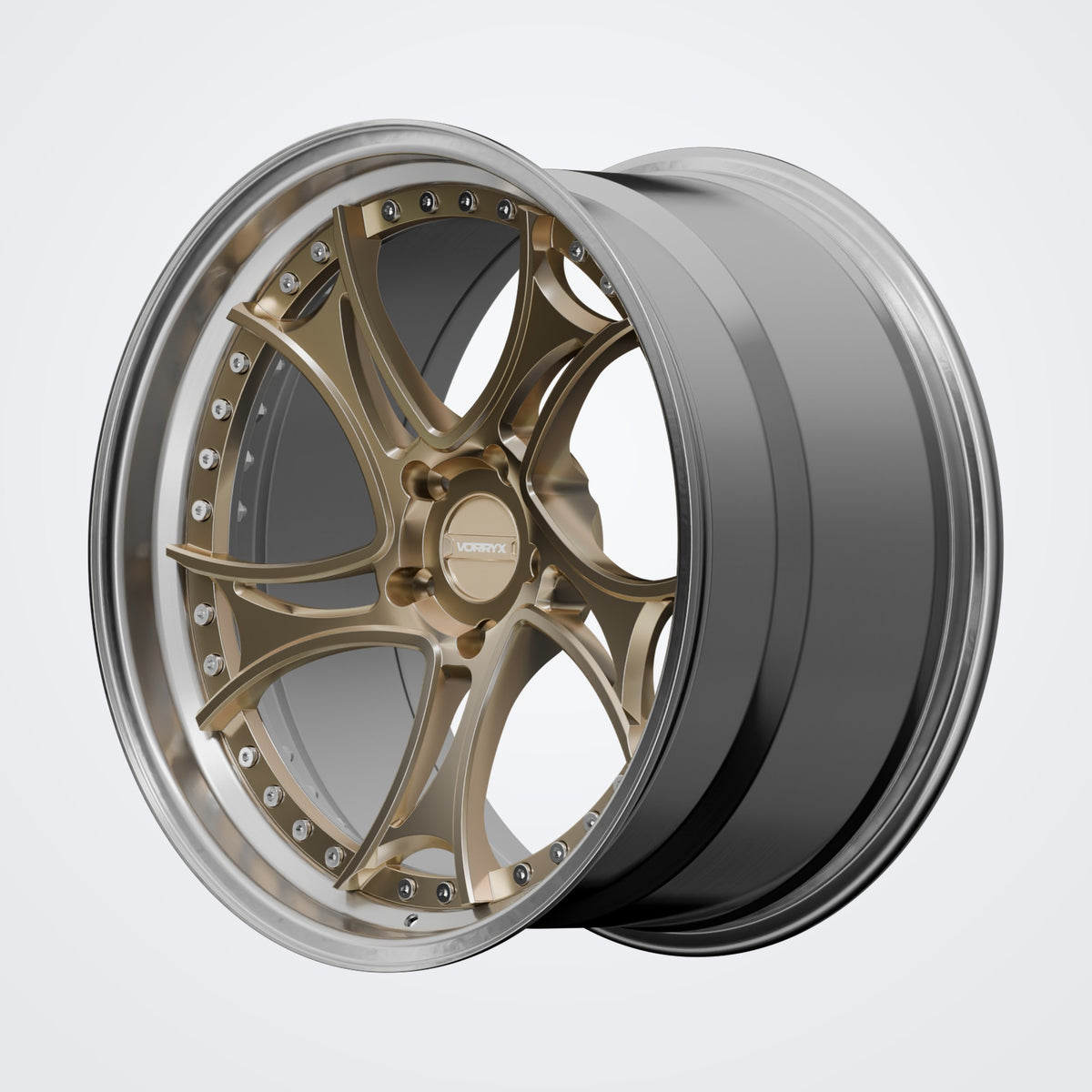 VX-20 forged wheel - Bronze, deep three-quarter view