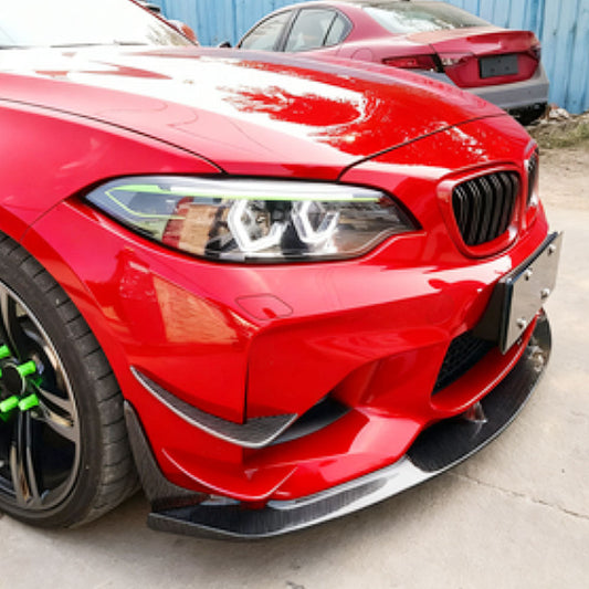 ST Style Carbon Fiber Front Splitters for BMW M2 F87(2016-2018)
